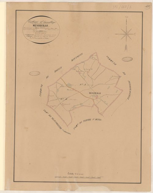 Ménerville - Plans de la Préfecture de Seine-et-Oise