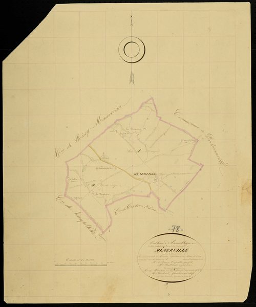Ménerville - Plans de l’Administration du cadastre