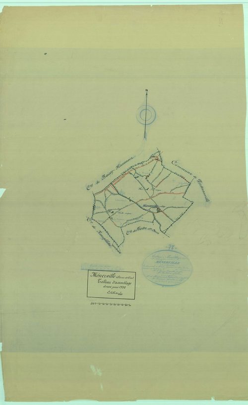 Ménerville - Plans du cadastre rénové
