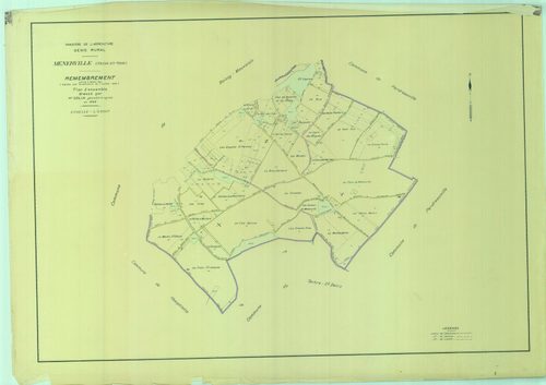 Ménerville - Plans du cadastre remembré