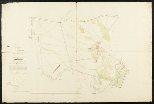 Méré - Plan d'intendance des paroisses de Méré Saint-Denis et Méré Saint-Magloire