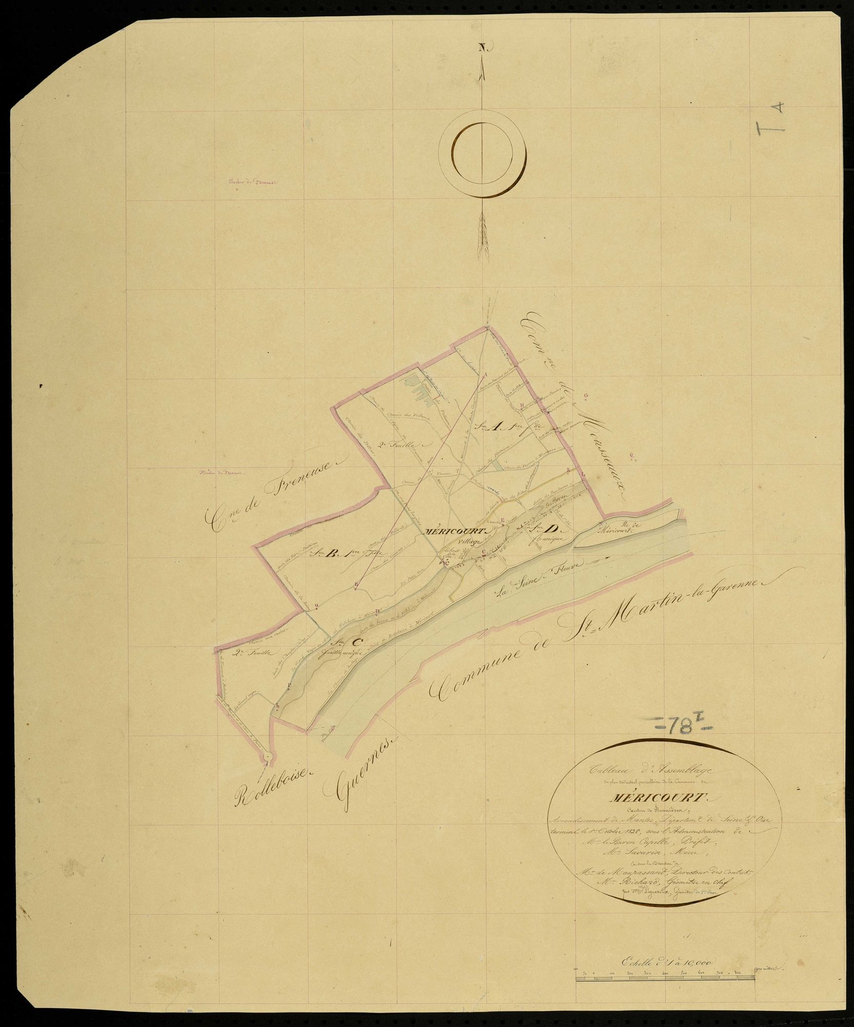 Méricourt - Plans de l’Administration du cadastre