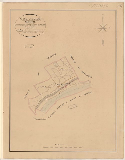 Méricourt - Plans de la Préfecture de Seine-et-Oise