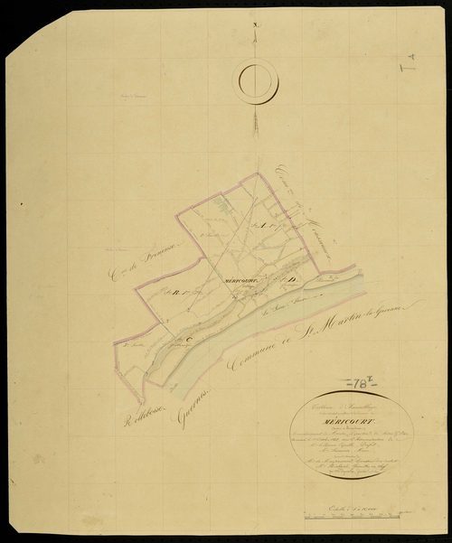Méricourt - Plans de l’Administration du cadastre