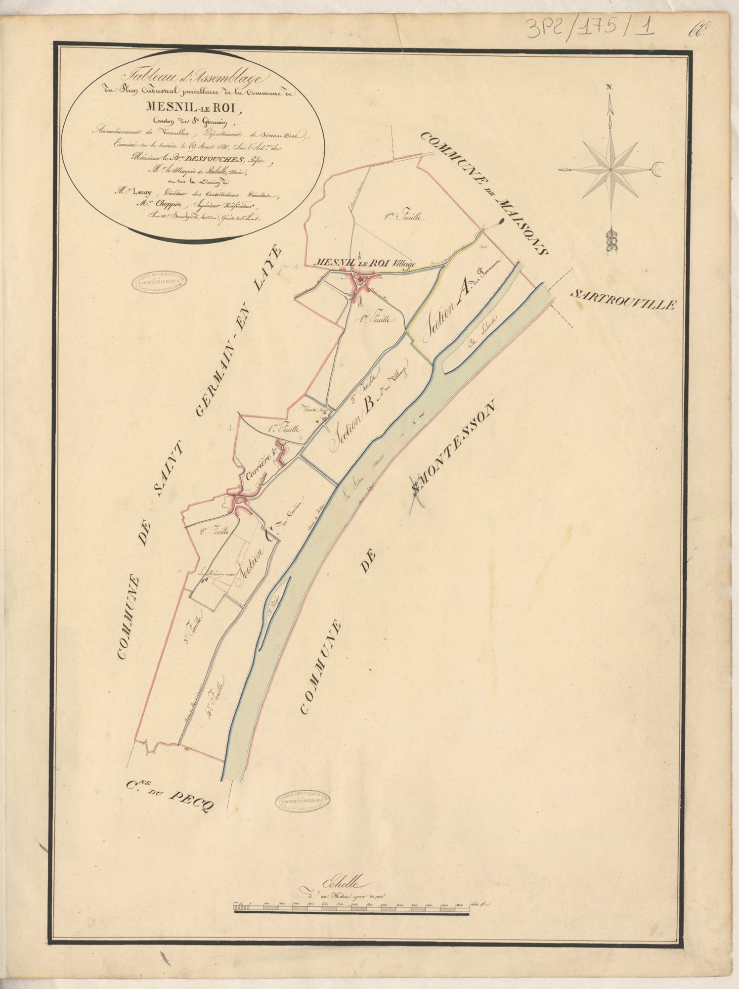 Le Mesnil-le-Roi - Plans de la Préfecture de Seine-et-Oise