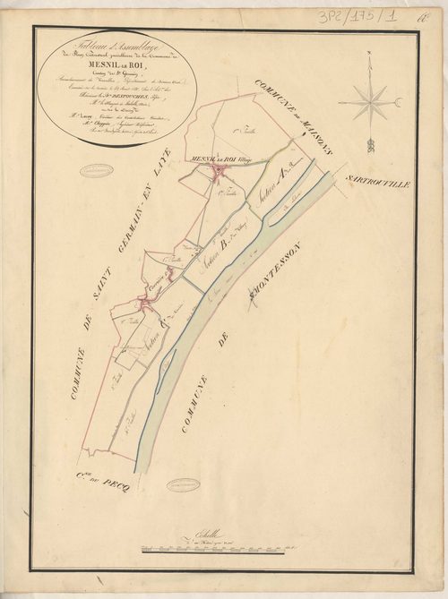 Le Mesnil-le-Roi - Plans de la Préfecture de Seine-et-Oise
