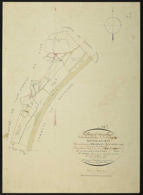 Le Mesnil-le-Roi - Plans de l’Administration du cadastre