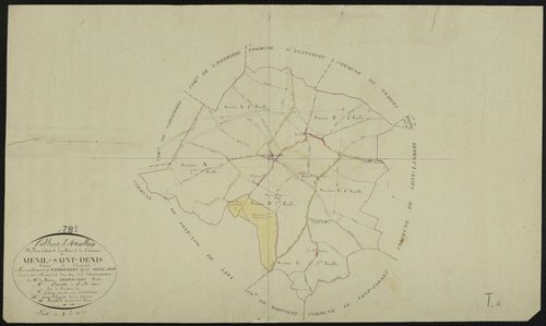 Le Mesnil-Saint-Denis - Plans de l’Administration du cadastre