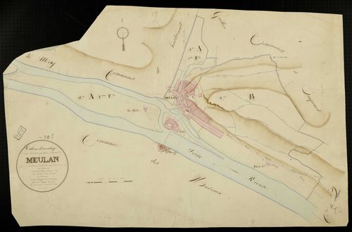 Meulan-en-Yvelines - Plans de l’Administration du cadastre