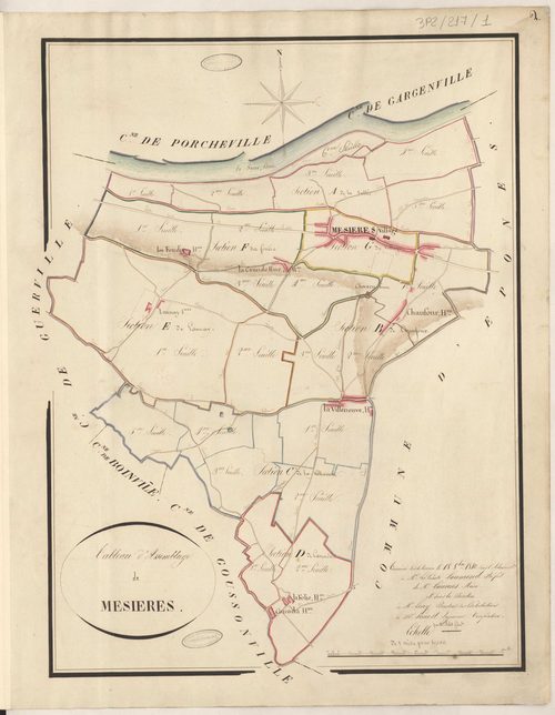 Mézières-sur-Seine - Plans de la Préfecture de Seine-et-Oise