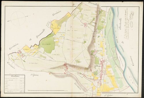 Mézières-sur-Seine - Plan d'intendance de la paroisse de Mézières-sur-Seine