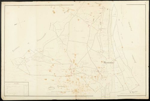 Mézières-sur-Seine - Plan d'intendance de la paroisse de Mézières-sur-Seine