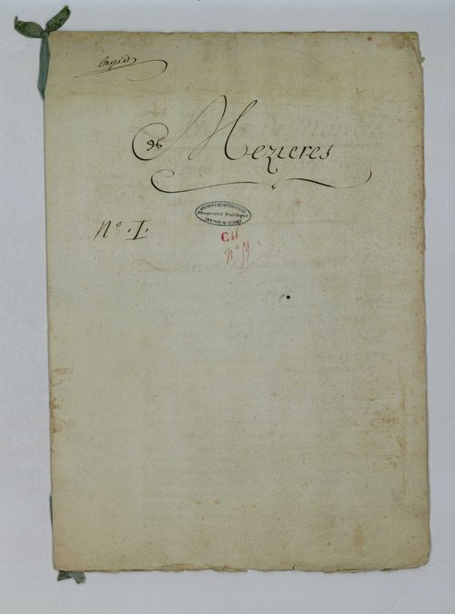 Mézières-sur-Seine - Procès-verbal d'arpentage du territoire de la paroisse de Mézières-sur-Seine