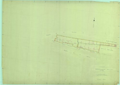 Mézières-sur-Seine - Plans du cadastre remembré