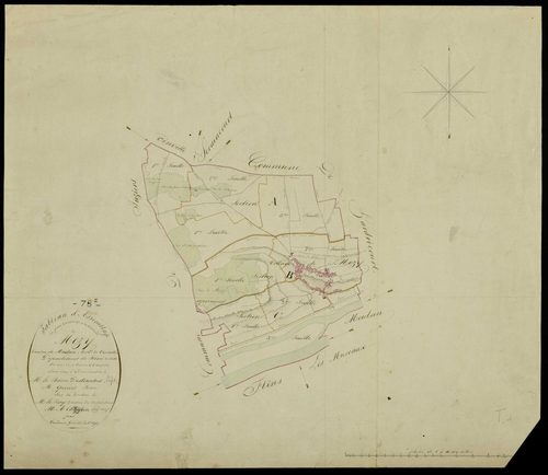 Mézy-sur-Seine - Plans de l’Administration du cadastre