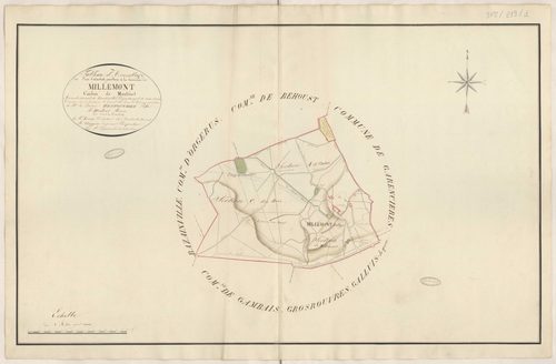 Millemont - Plans de la Préfecture de Seine-et-Oise
