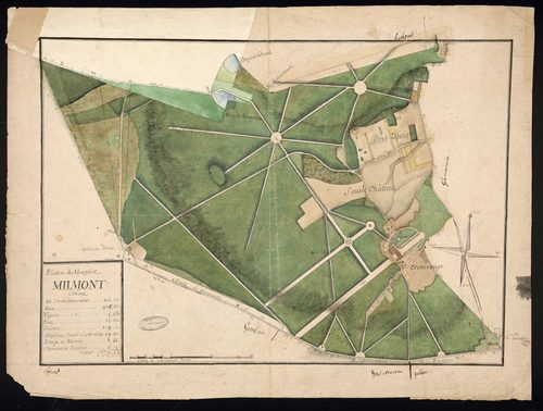 Millemont - Plan d'intendance de la paroisse de Millemont