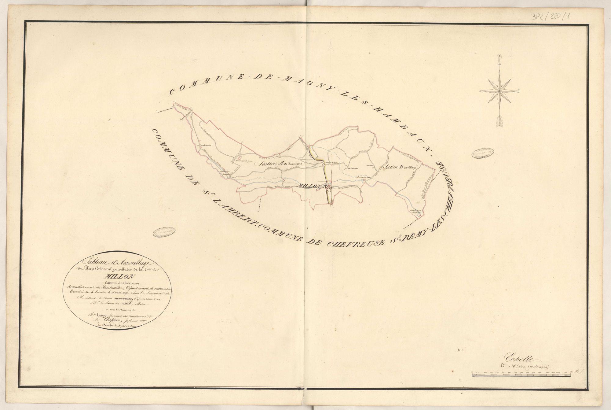 Milon-la-Chapelle - Plans de la Préfecture de Seine-et-Oise