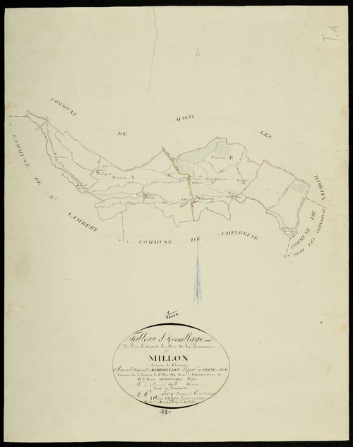 Milon-la-Chapelle - Plans de l’Administration du cadastre