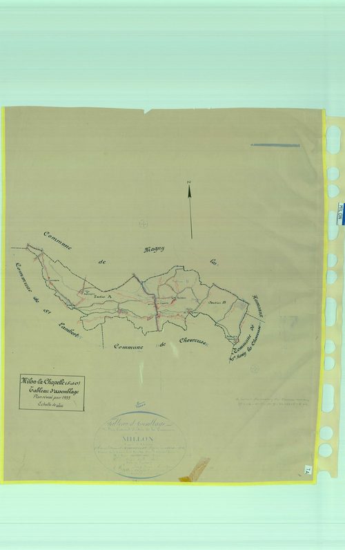 Milon-la-Chapelle - Plans du cadastre rénové