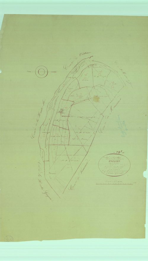 Moisson - Plans du cadastre rénové