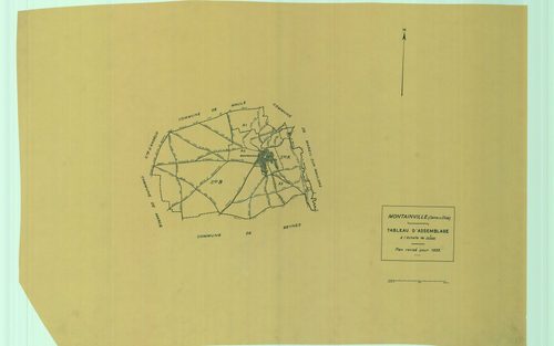 Montainville - Plans du cadastre rénové