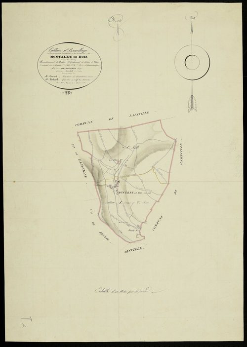 Montalet-le-Bois - Plans de l’Administration du cadastre
