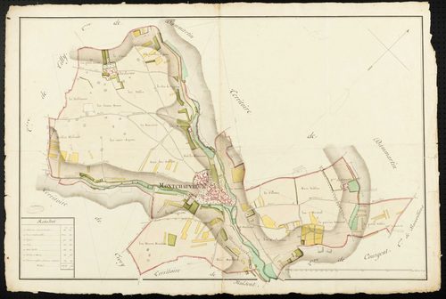 Montchauvet - Plan d'intendance de la paroisse de Montchauvet