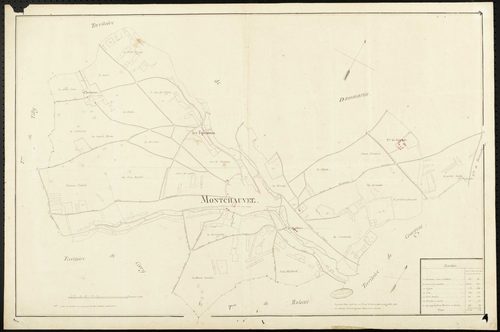 Montchauvet - Plan d'intendance de la paroisse de Montchauvet