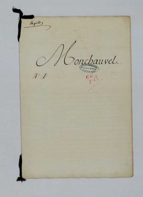 Montchauvet - Procès-verbal d'arpentage du territoire de la paroisse de Montchauvet