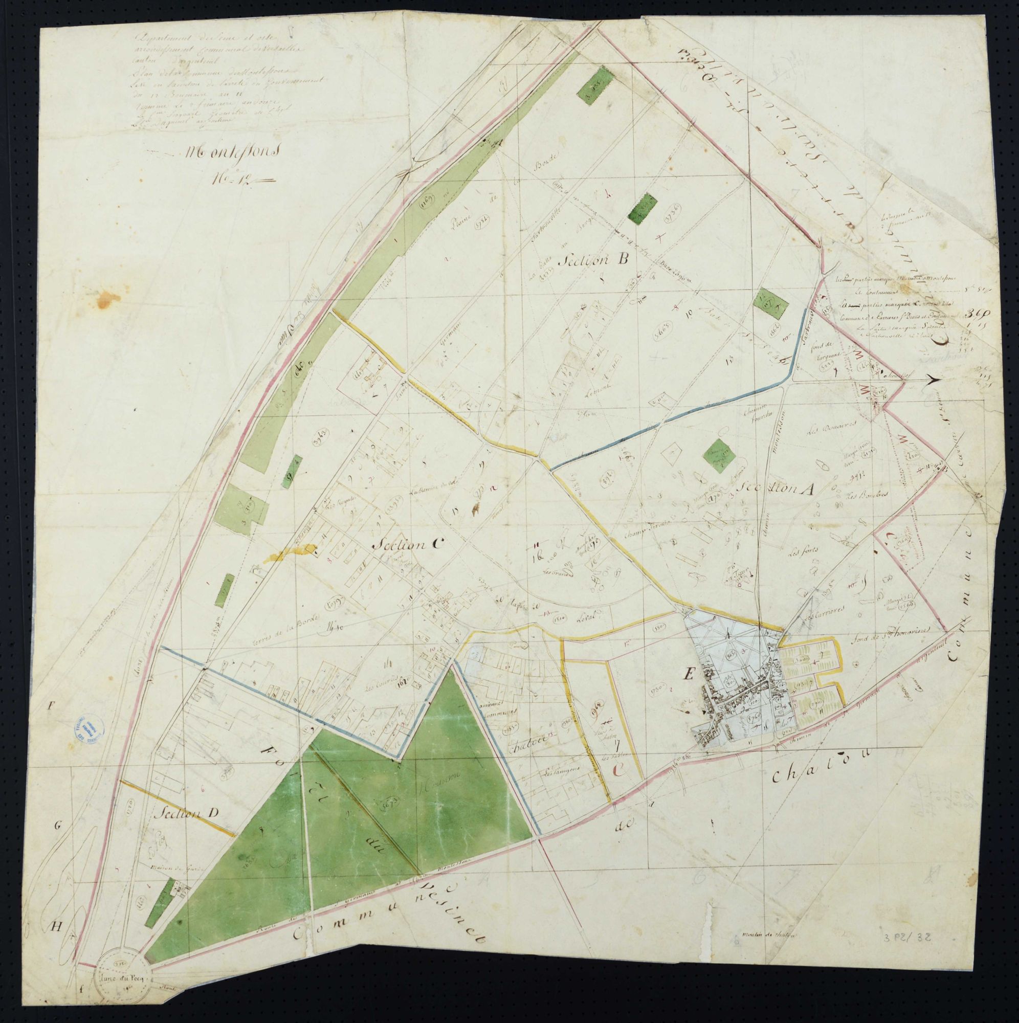 Montesson - Plan géométrique