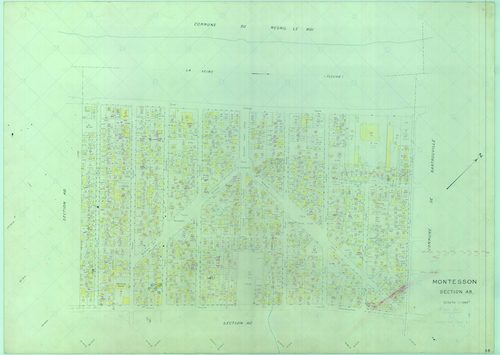 Montesson - Plans du cadastre révisé