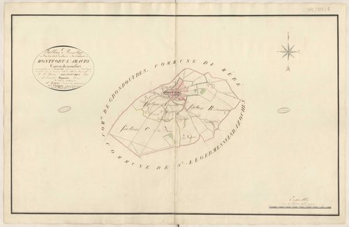 Montfort-l'Amaury - Plans de la Préfecture de Seine-et-Oise