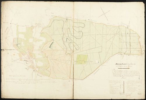 Montfort-l'Amaury - Plan d'intendance de la paroisse de Montfort-l'Amaury