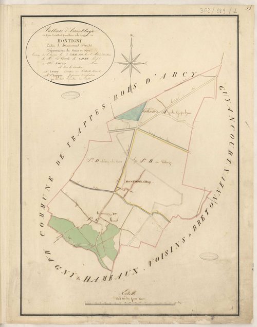 Montigny-le-Bretonneux - Plans de la Préfecture de Seine-et-Oise