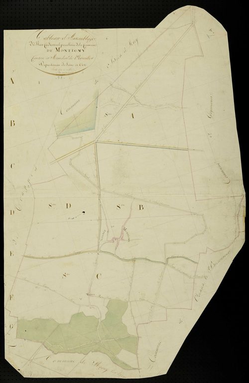 Montigny-le-Bretonneux - Plans de l’Administration du cadastre