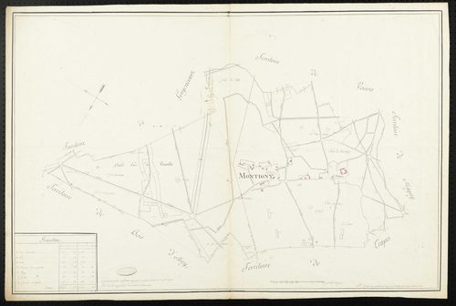 Montigny-le-Bretonneux - Plan d'intendance de la paroisse de Montigny-le-Bretonneux