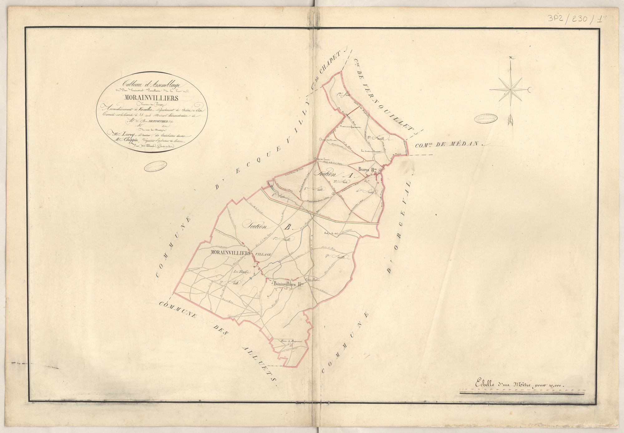 Morainvilliers - Plans de la Préfecture de Seine-et-Oise
