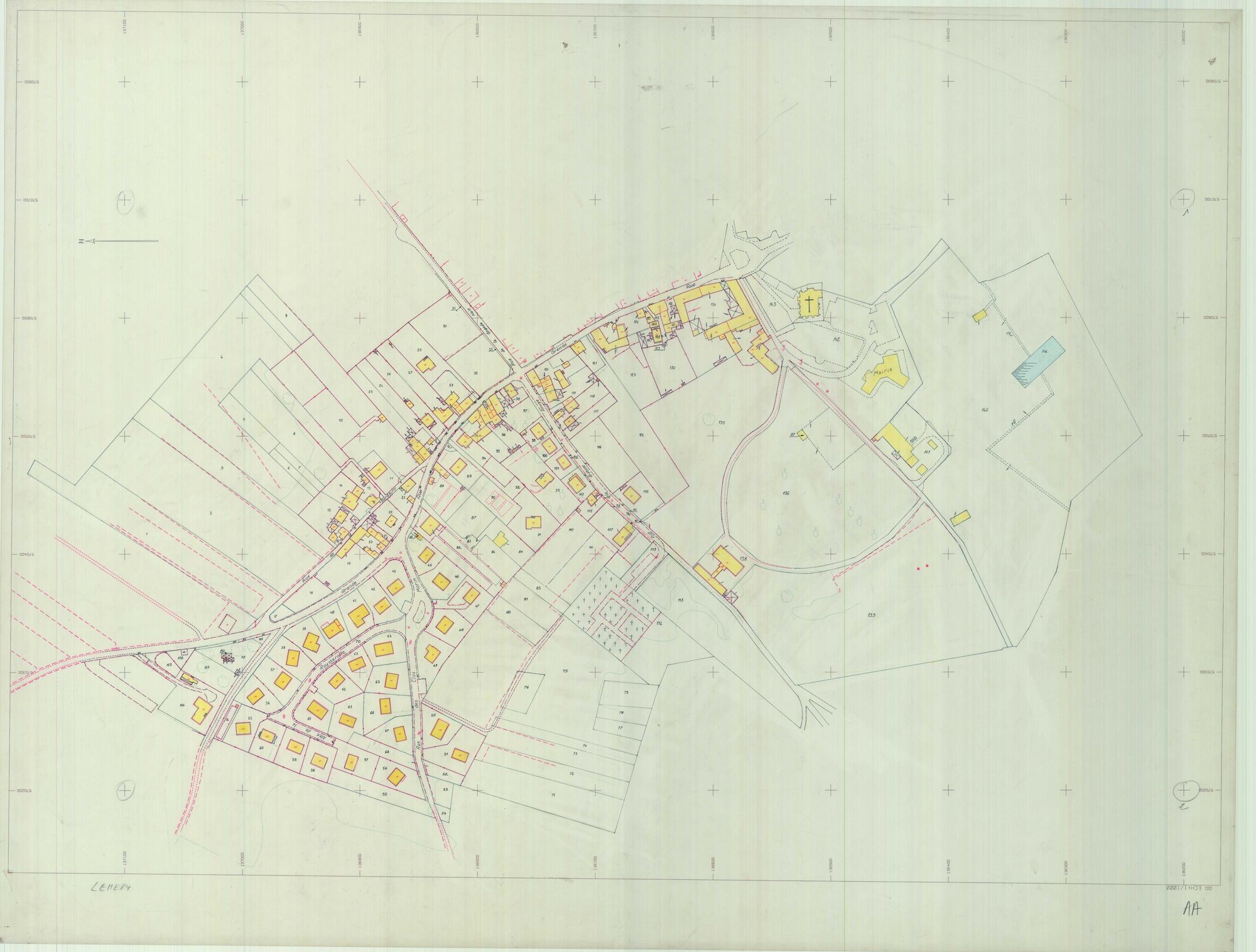 Morainvilliers - Plans du cadastre révisé