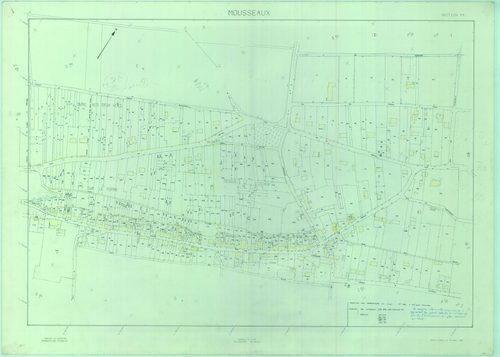 Mousseaux-sur-Seine - Plans du cadastre révisé