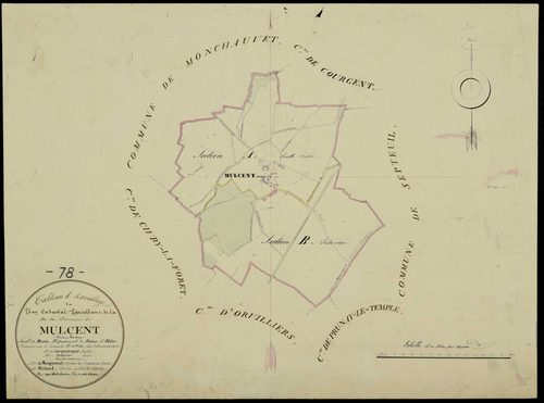 Mulcent - Plans de l’Administration du cadastre