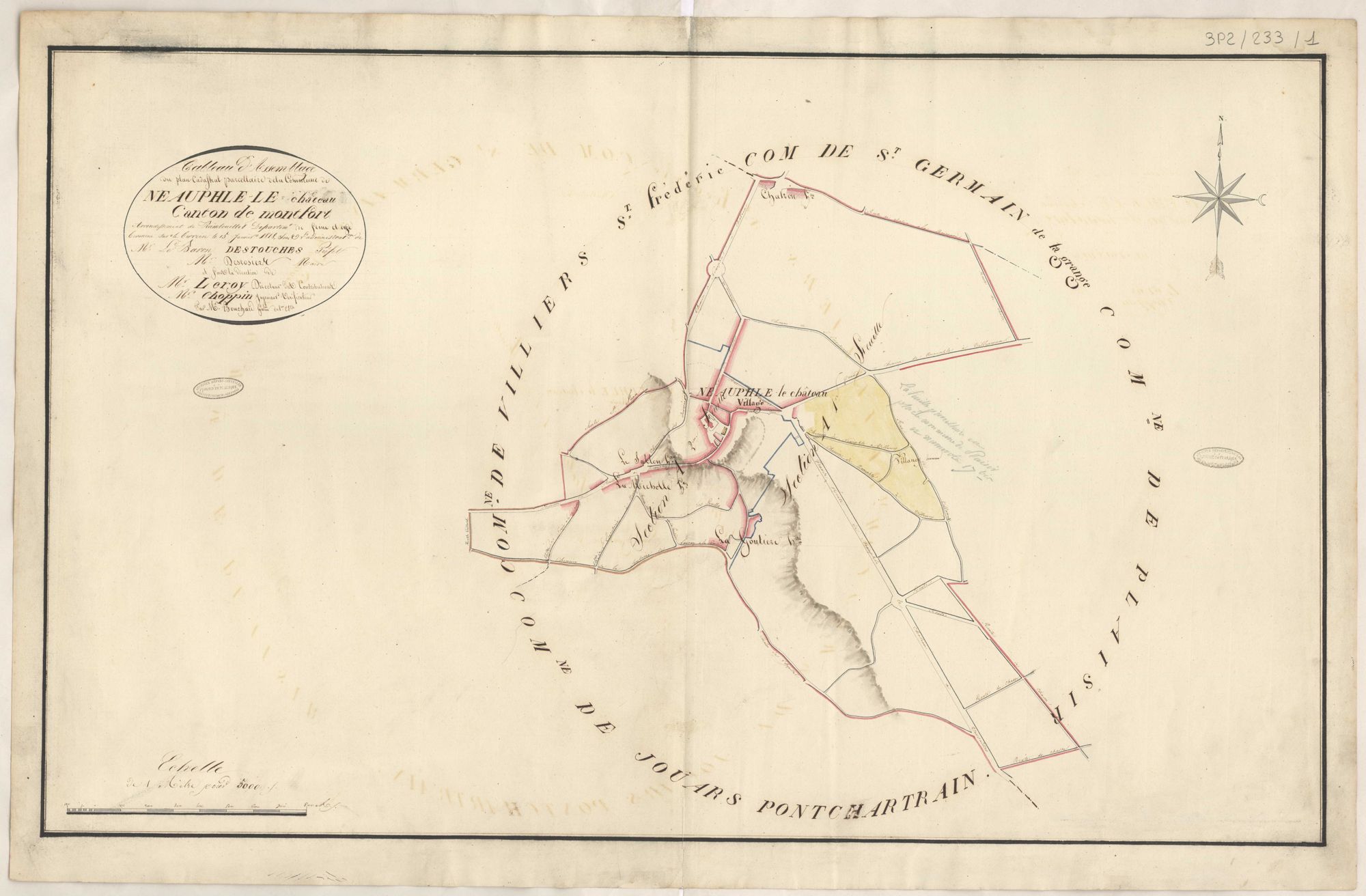 Neauphle-le-Château - Plans de la Préfecture de Seine-et-Oise