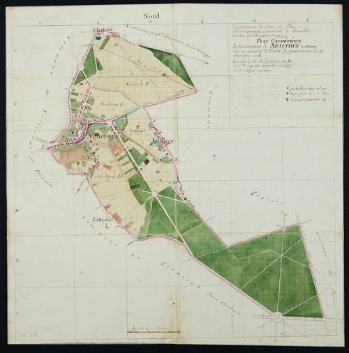 Neauphle-le-Château - Plan par masse de culture