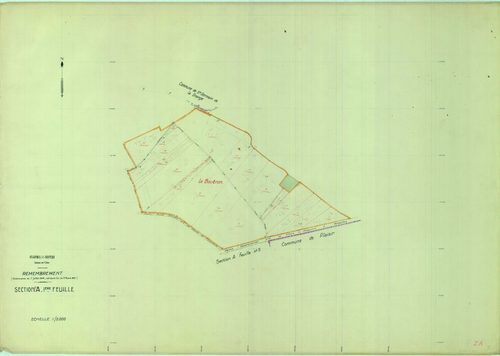 Neauphle-le-Château - Plans du cadastre remembré