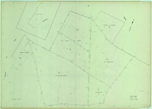 Neauphle-le-Vieux - Plans du cadastre remembré