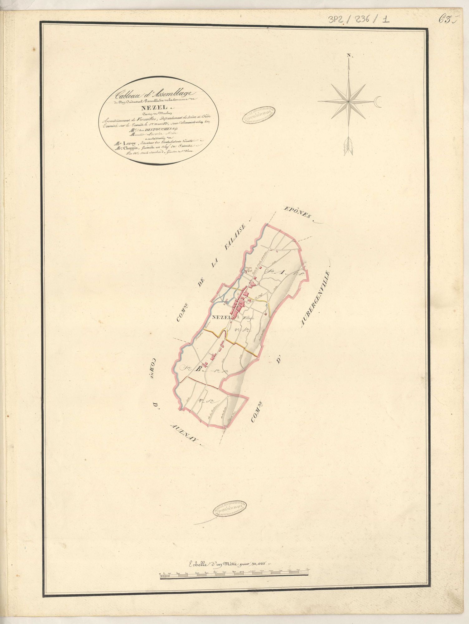 Nézel - Plans de la Préfecture de Seine-et-Oise