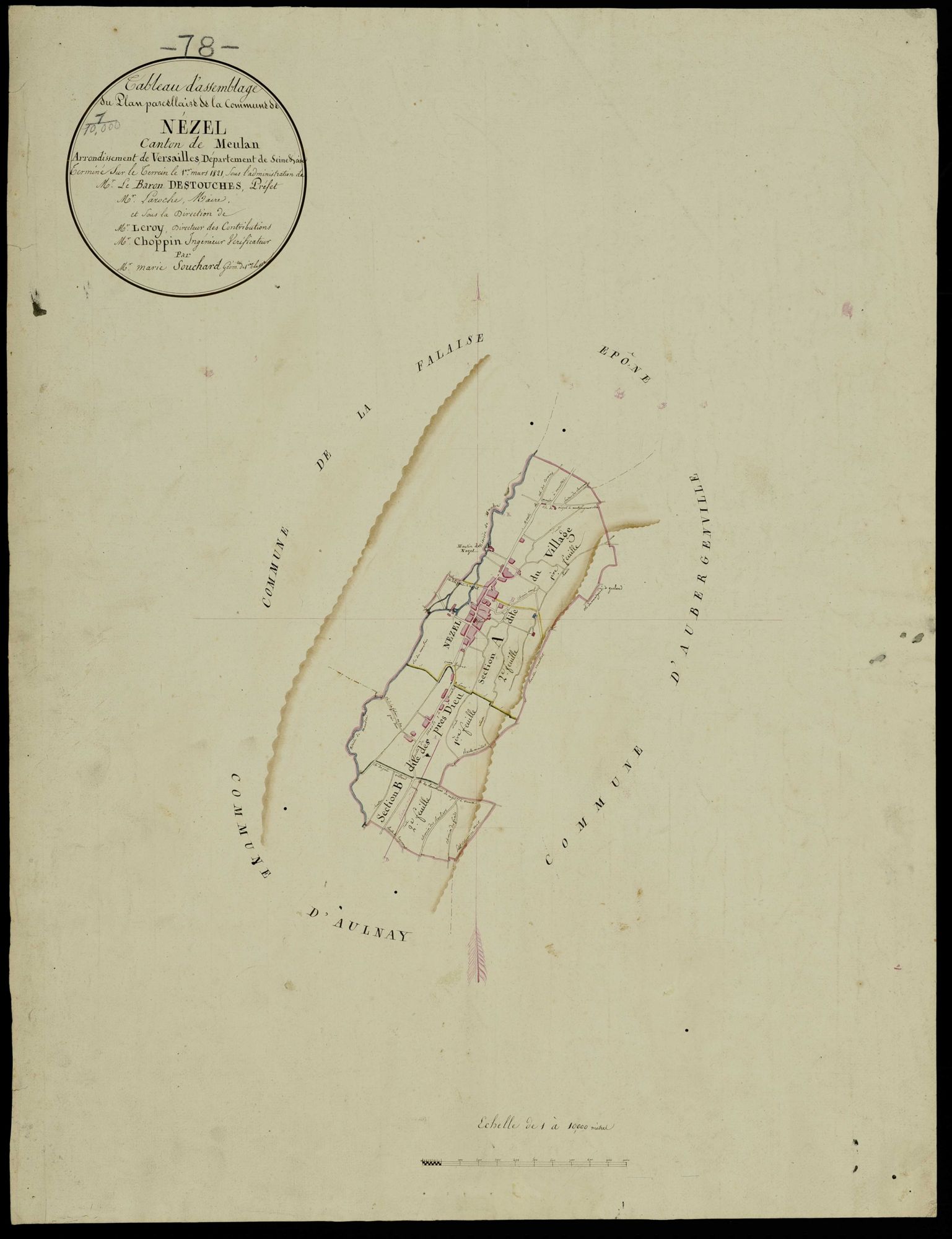 Nézel - Plans de l’Administration du cadastre