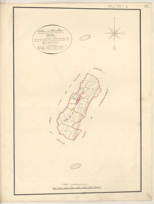Nézel - Plans de la Préfecture de Seine-et-Oise