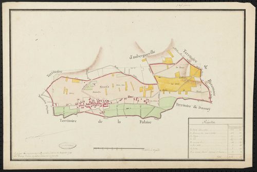 Nézel - Plan d'intendance de la paroisse de Nézel