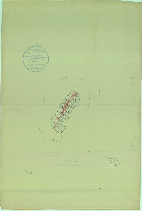 Nézel - Plans du cadastre rénové
